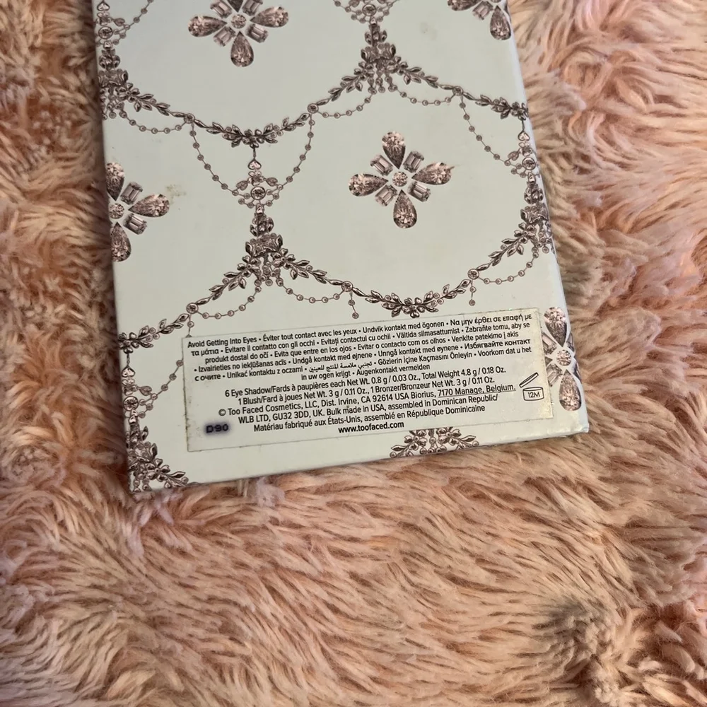 Women's Too Faced Light Blue Silver Eyeshadow Palette One Size
